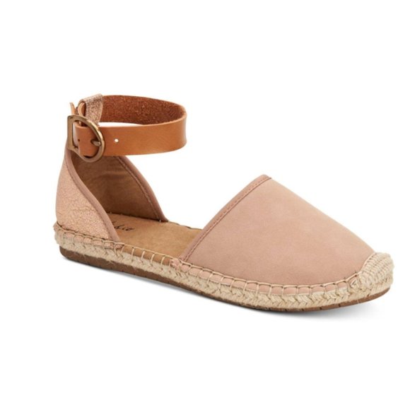 ankle strap espadrille flats